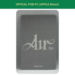 ITZY Yeji '' Air '' Apple Music POB Photocard 2