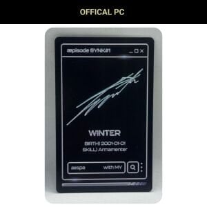 aespa WINTER ''aepisode SYNK#1'' Official Photocard