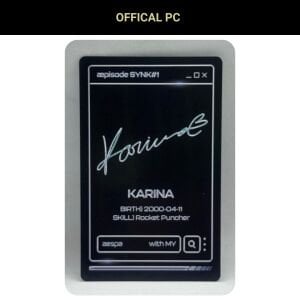 aespa KARINA ''aepisode SYNK#1'' Official Photocard