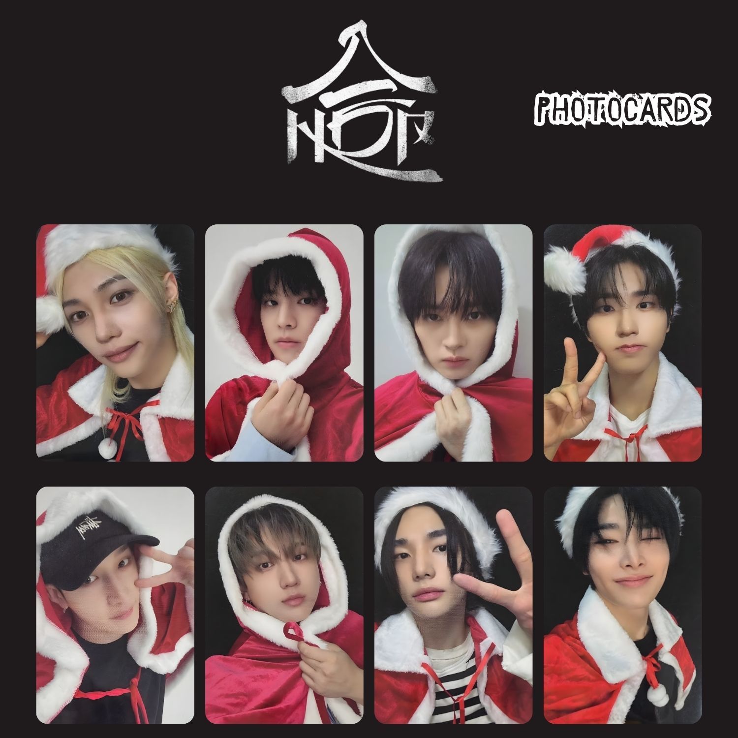 STRAY KIDS '' Skzhop Hiptape '' POB 2 Photocards Set