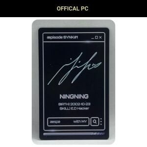 aespa NINGNING ''aepisode SYNK#1'' Official Photocard