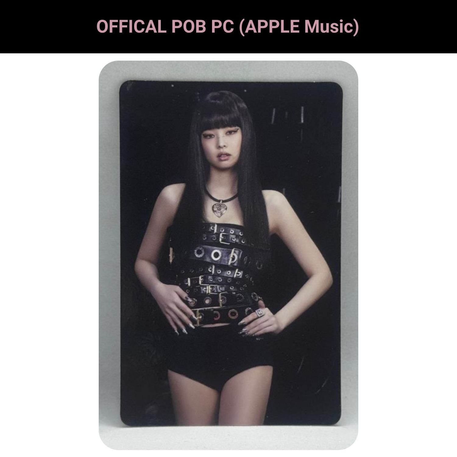 BLACKPINK Jennie '' Born Pink '' Apple Music POB Photocard