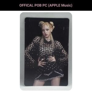 BLACKPINK Lisa '' Born Pink '' Apple Music POB Photocard