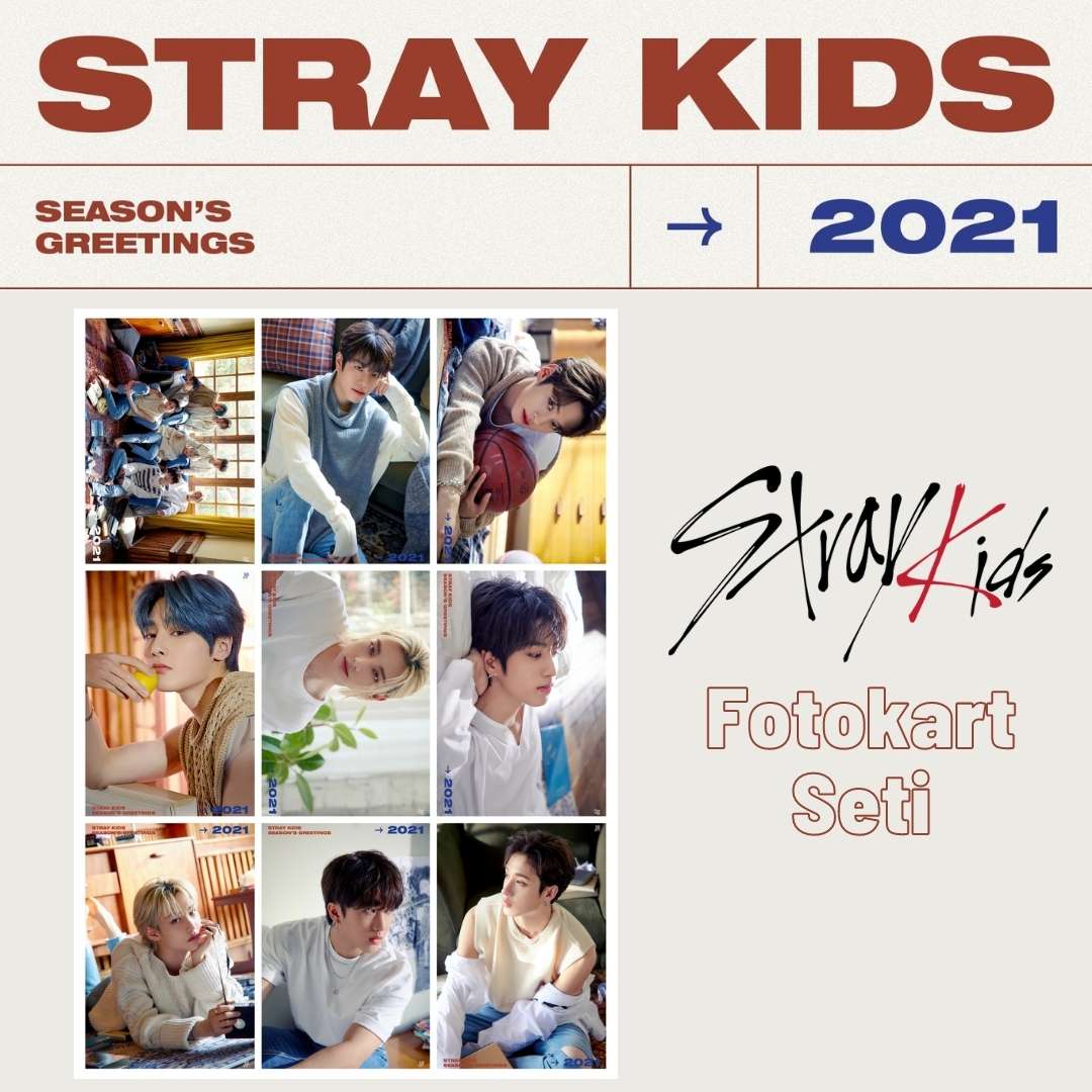 Stray Kids ''2021 Season's Greetings'' Fotokart Seti