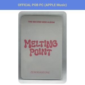ZEROBASEONE JI WOONG '' Melting Point '' Apple Music POB Photocard