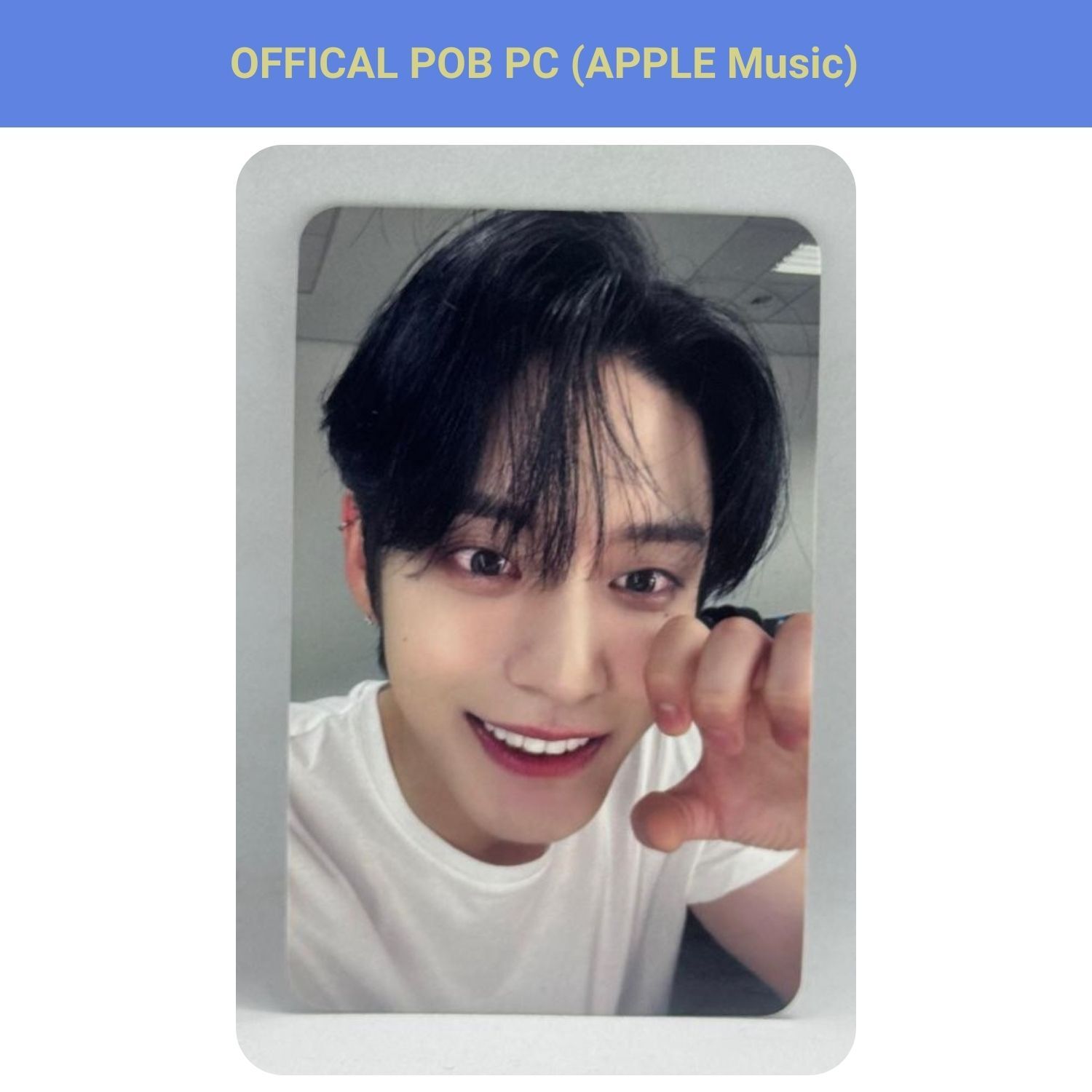 ZEROBASEONE JI WOONG '' Melting Point '' Apple Music POB Photocard