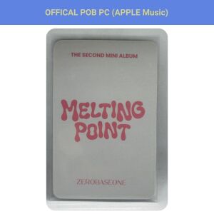 ZEROBASEONE  HAN BIN '' Melting Point '' Apple Music POB Photocard