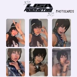 BLACKPINK Lisa '' Rock Star '' Photocards Set 2