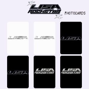 BLACKPINK Lisa '' Rock Star '' Photocards Set 2