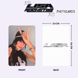 BLACKPINK Lisa '' Rock Star '' Photocards Set 2