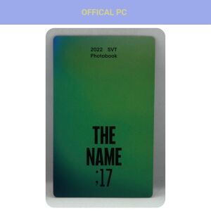 SEVENTEEN Hoshi '' 2022 SVT Photobook '' Future Dream Photocard