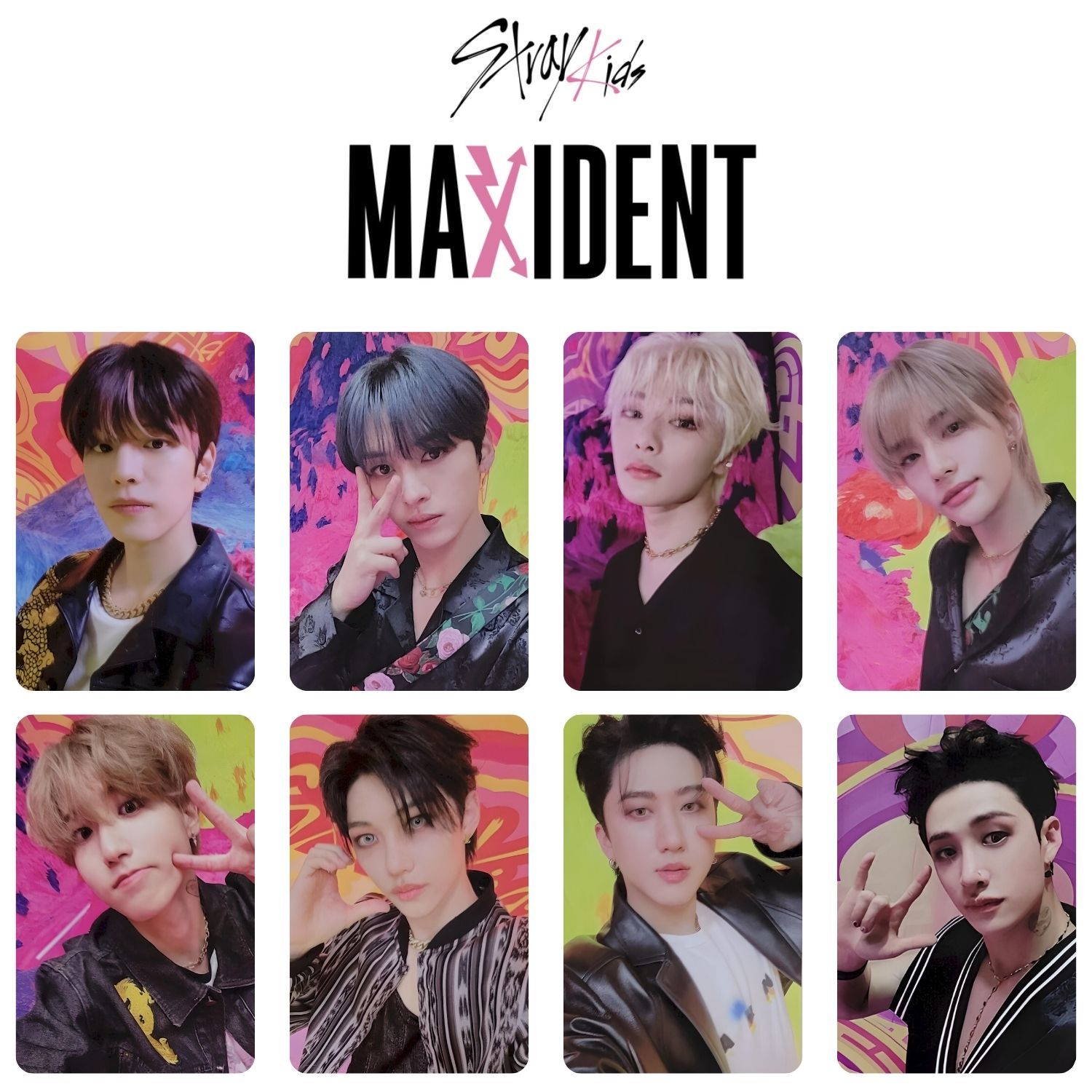 STRAY KIDS '' Maxident '' POB 1 PC Set
