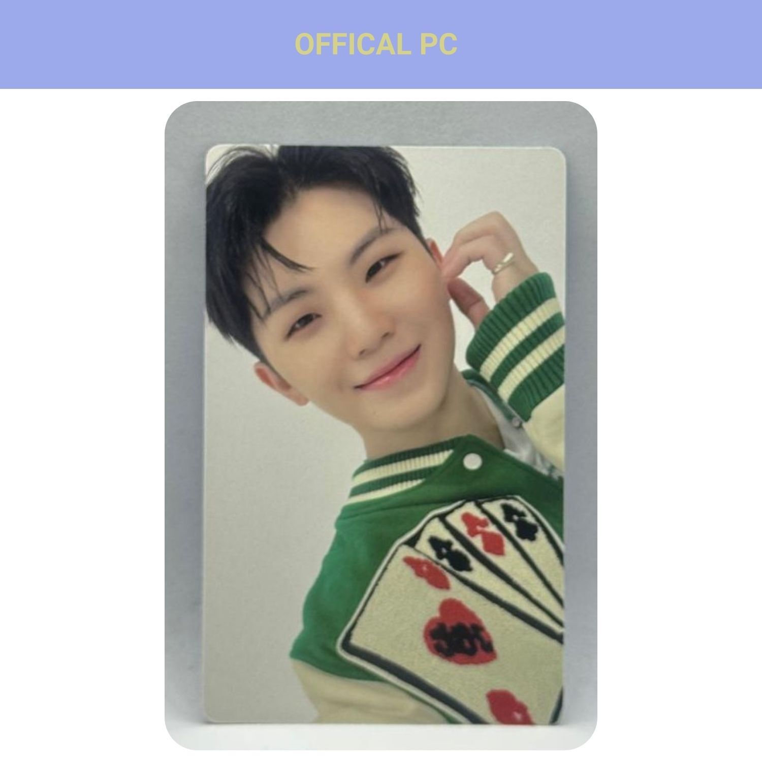 SEVENTEEN Woozi '' 2022 SVT Photobook '' Blue Black Photocard
