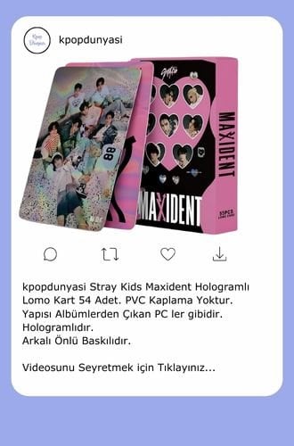 Stray Kids Maxident Lomo Kart